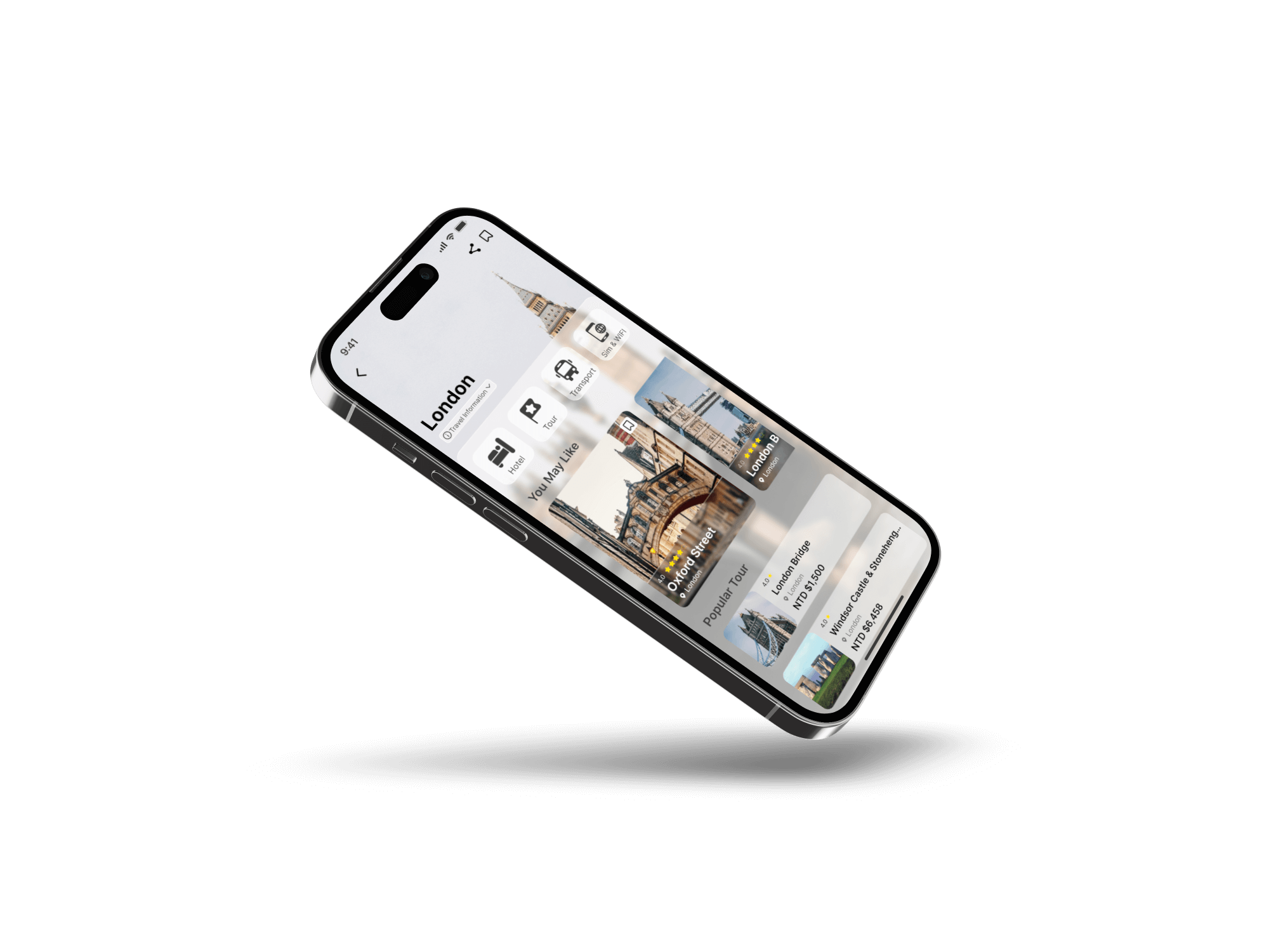 travel mockup
